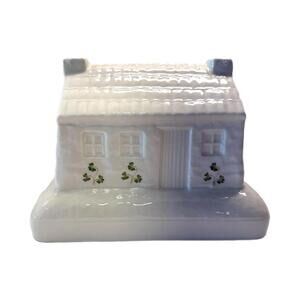 Donegal Parian China Old Irish Cottage Bisque Porcelain Figurine - England